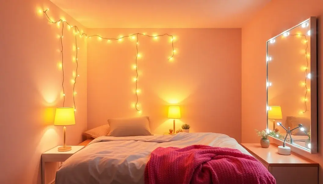 A teenage room that effectively uses multipurpose furniture to save space and enhance style.